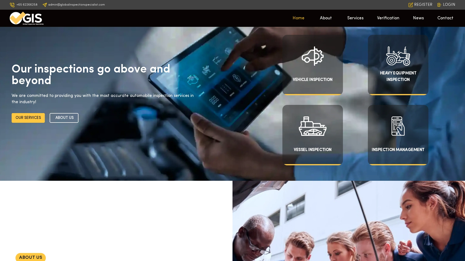 Global Inspection Specialists screenshot